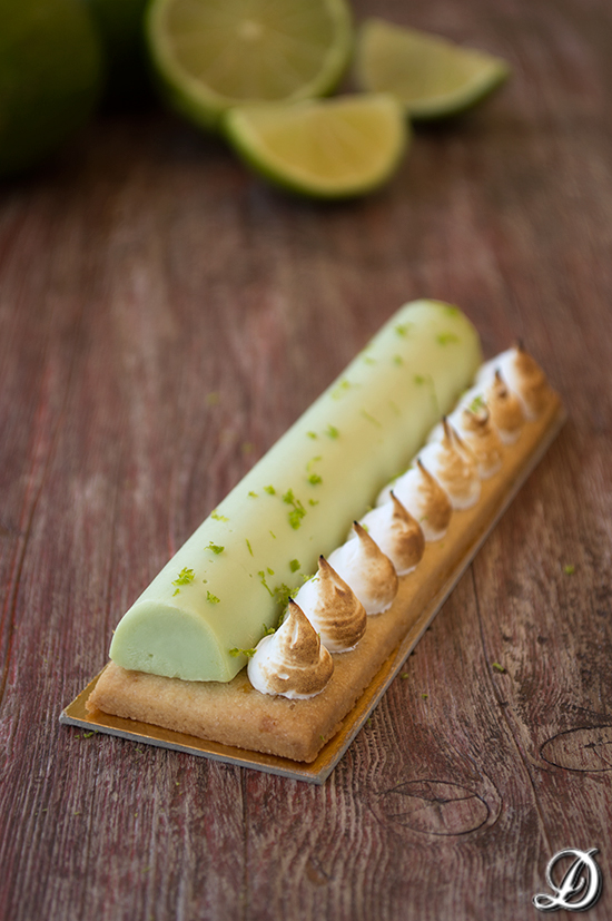 Sablée de Limón, Merengue y Crema de Lima