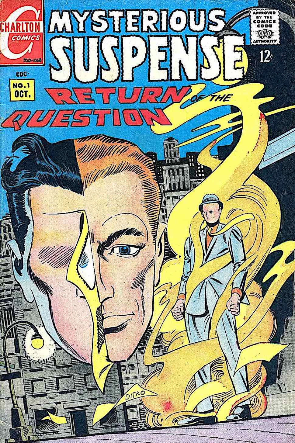 a Steve Ditko comic book, 1968 Mysterious Suspence