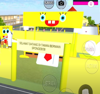 ID Taman Bermain Spongebob Di Sakura School Simulator