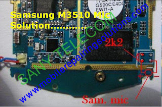 Samsung M3510 Mic Jumpers  -  Ways Problem