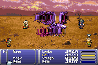 Strago uses the Dischord Lore in Final Fantasy VI.