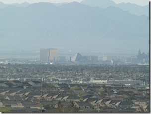 The Las Vegas Strip in the back