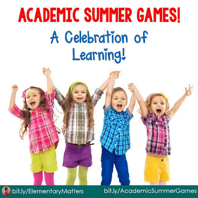 This post tells about a way to maintain academics at the end of the school year (or summer school) and have some fun by adding an Olympics theme.