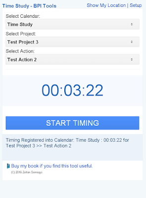 Time Study - BPI Tools App