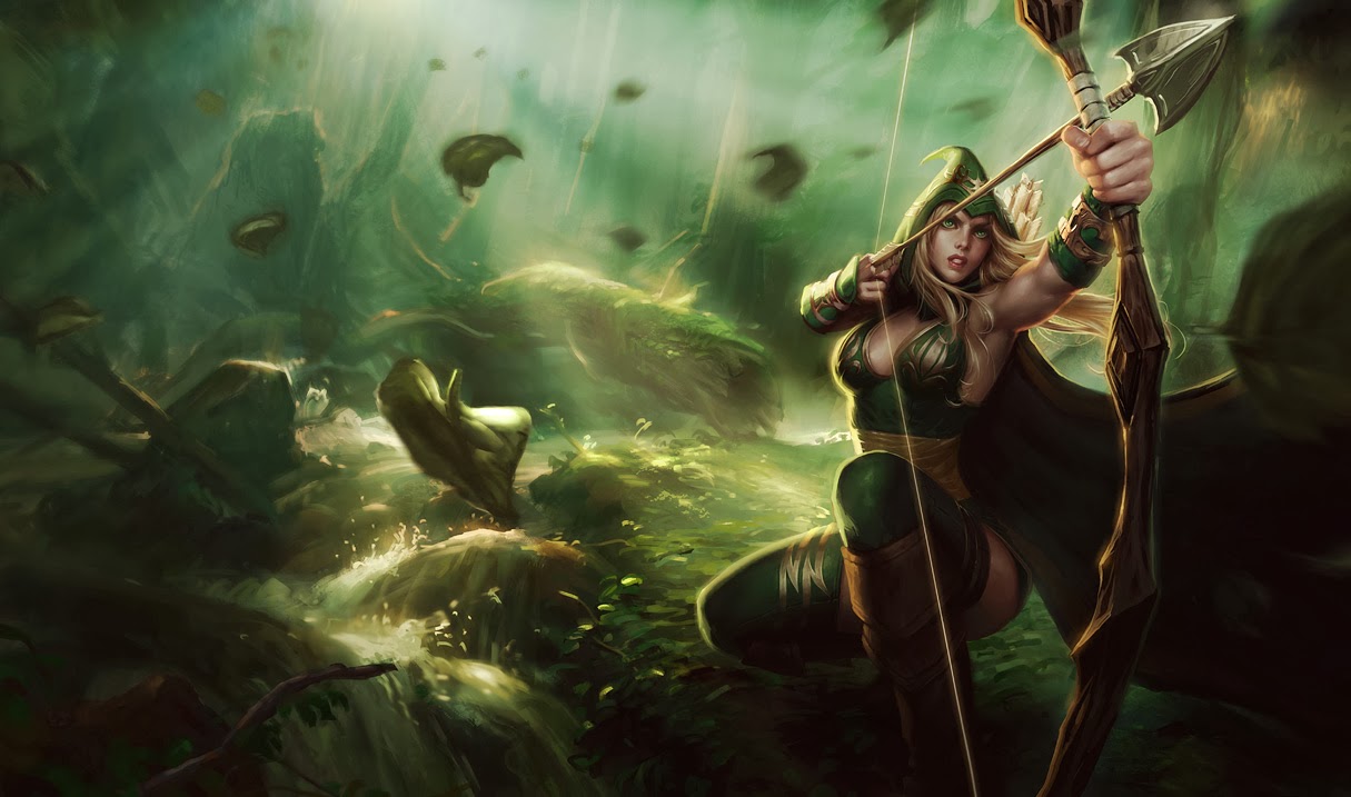 Ashe League of Legends Wallpaper-full-HD