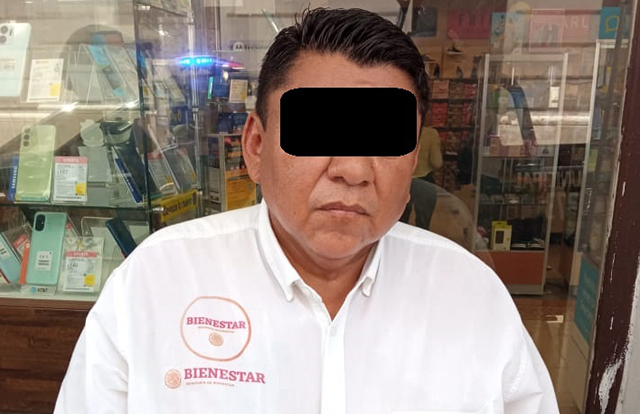 Por ladrón detienen a presunto promotor de Bienestar