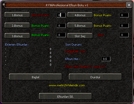 Metin2 PvP RY96Professional Efsun Botu v1
