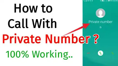 Make Phone Call Using a Private Number