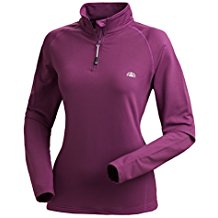 Nordcap Damenfunktionsshirt, Thermo-Sweatshirt mit Stretch in Violett, für Sport & Outdoor-Aktivitäten, Damen Langarm-Shirt (Größe: 39 - 46)