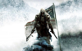 Assassin's Creed 3 Ezio with Gun and Axe HD Wallpaper