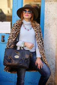 Zara leopard faux fur coat, mulberry alexa lookalike, satchel bag, Fashion and Cookies, fashion blogger