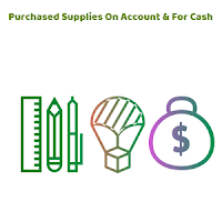 Purchased Supplies On Account And For Cash
