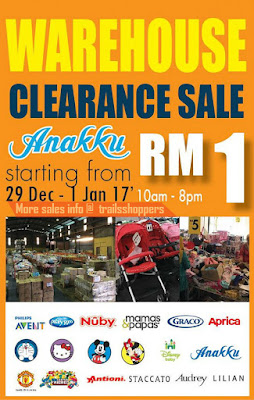 Anakku Warehouse Clearance Sale 2016 2017