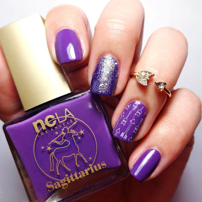 Sultry Sagittarius Nail Art