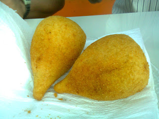 Coxinhas douradas