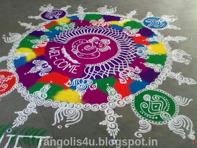 Shree Vinayaka Rangolis