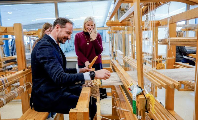 Crown Prince Haakon and Crown Princess Mette-Marit’ wedding anniversary, August 25. Crown Princess wore a red sweater