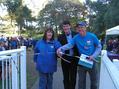 Official opening of refurbished Musgrave Pond Footbridge