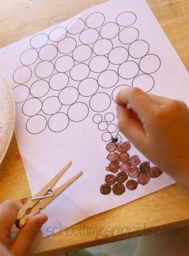 printable Do A Dot tree