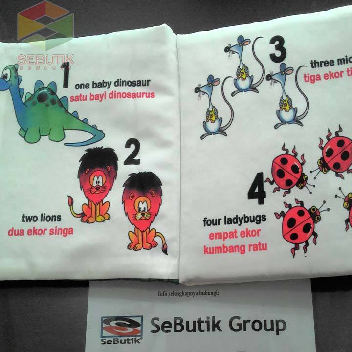 Buku Kain Seri Pertamaku Mengenal Angka SEBUTIK EDUTOYS