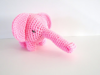 Crochet Pink Elephant