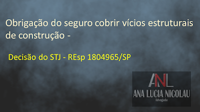 Obrigação do seguro cobrir vícios estruturais de construção