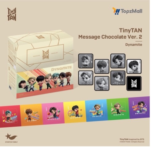 PEMINAT BTS MESTI TERUJA, TinyTAN MESSAGE CHOCOLATE VER.2 KINI DIJUAL DI TOPZMALL!