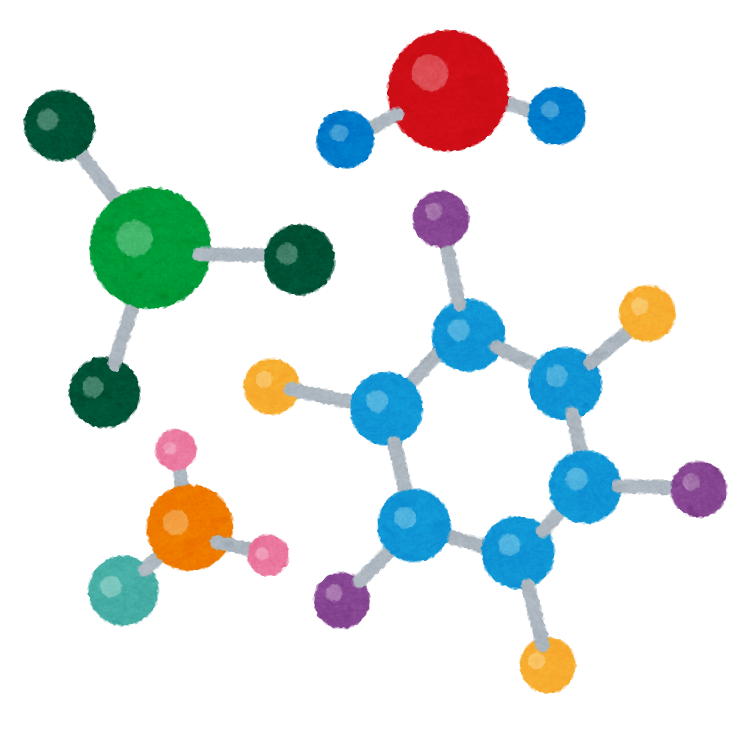 分子のイラスト かわいいフリー素材集 いらすとや