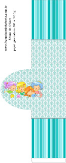 Baby Mermaid: Free Printable Candy Bar Labels.