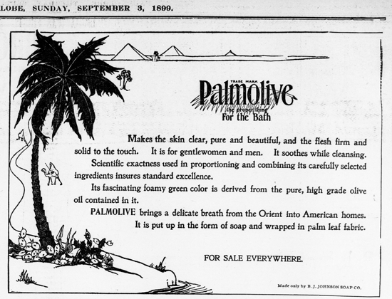 Palmolive Soap, ad September 3, 1899