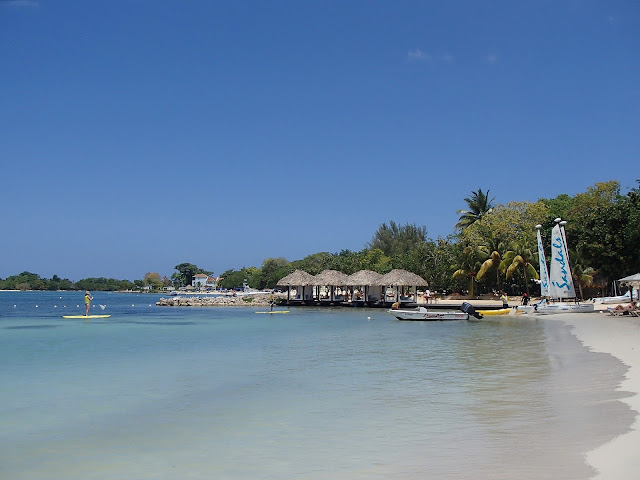 watersports area and cabanas