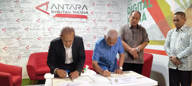 Tingkatkan Sumber Daya Bidang Teknologi Digital, Bupati Surya Harapkan MoU dengan Antara Digital Media