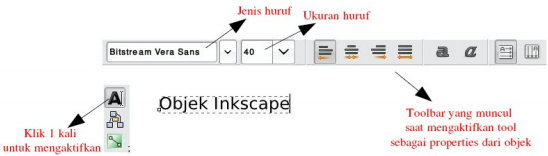 Membuat Objek Dengan Menu dan Ikon Pada Inkscape