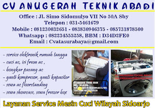 Layanan Service Mesin Cuci Wilayah Sidoarjo 