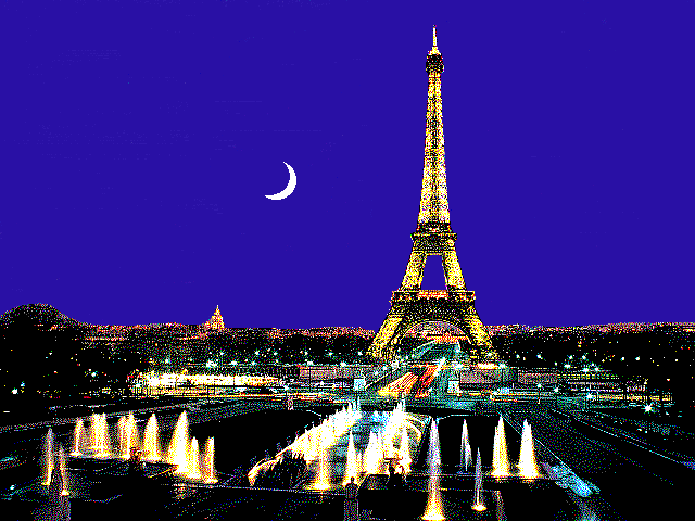 Paris: Paris Eiffel Tower at Night