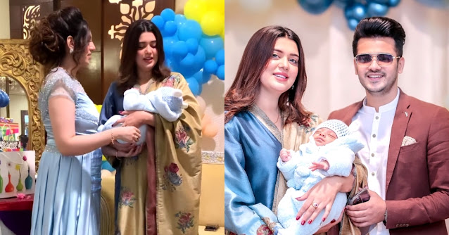 Photos Of Kanwal And Zulqarnain From Friends' Baby Boy's Aqeeqah Event