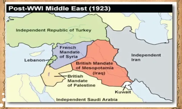 الشرق الأوسط عام 1923