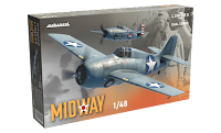 Eduard 1/48 MIDWAY DUAL COMBO (WILDCAT) (11166) Color Guide & Paint Conversion Chart