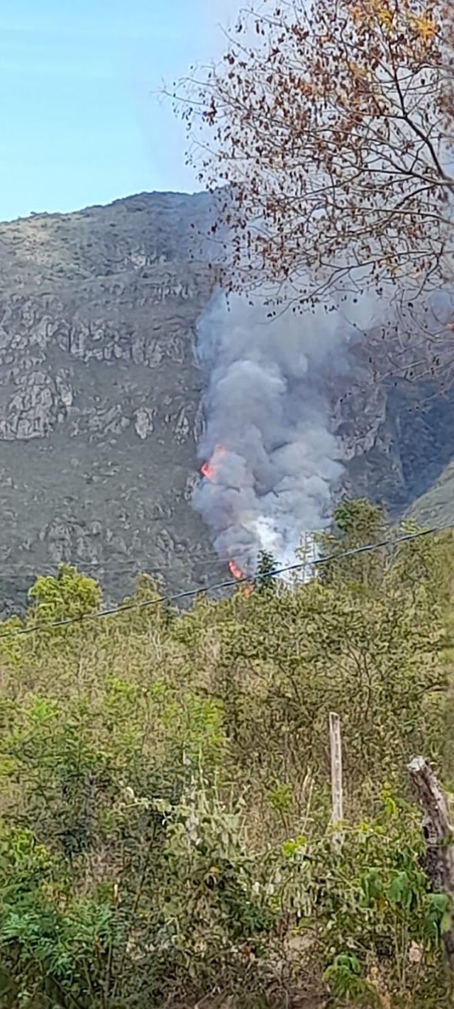 Incêndio avança sobre as serras e Parque Sete Passagens que pertence município de Miguel Calmon Veja os Vídeos