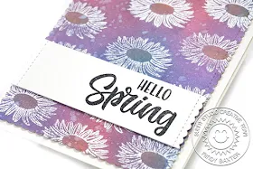 Sunny Studio Stamps: Cheerful Daisies Frilly Frame Dies Spring Themed Card and Video Tutorial by Mindy Baxter