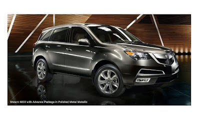 New 2010 2011 Acura MDX with Advance Package Price begin at $52,205 