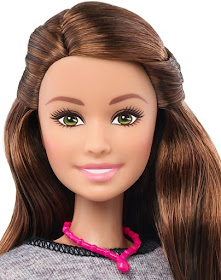 Formatos de rosto das novas Barbie Fashionistas Coleção 2016