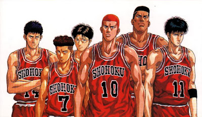 Poster Anime bertema basket Slam Dunk