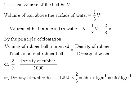 Selina ICSE Solutions for Class 9 Physics Chapter 5 Upthrust in Fluids, Archimedes’ Principle and Floatation