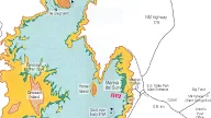 Map Of Elephant Butte Lake