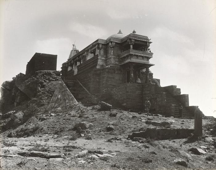 Ambika (Ambaji) Hindu Temple, Girnar Hill, Junagadh, Gujarat, India | Rare & Old Vintage Photos (1890)