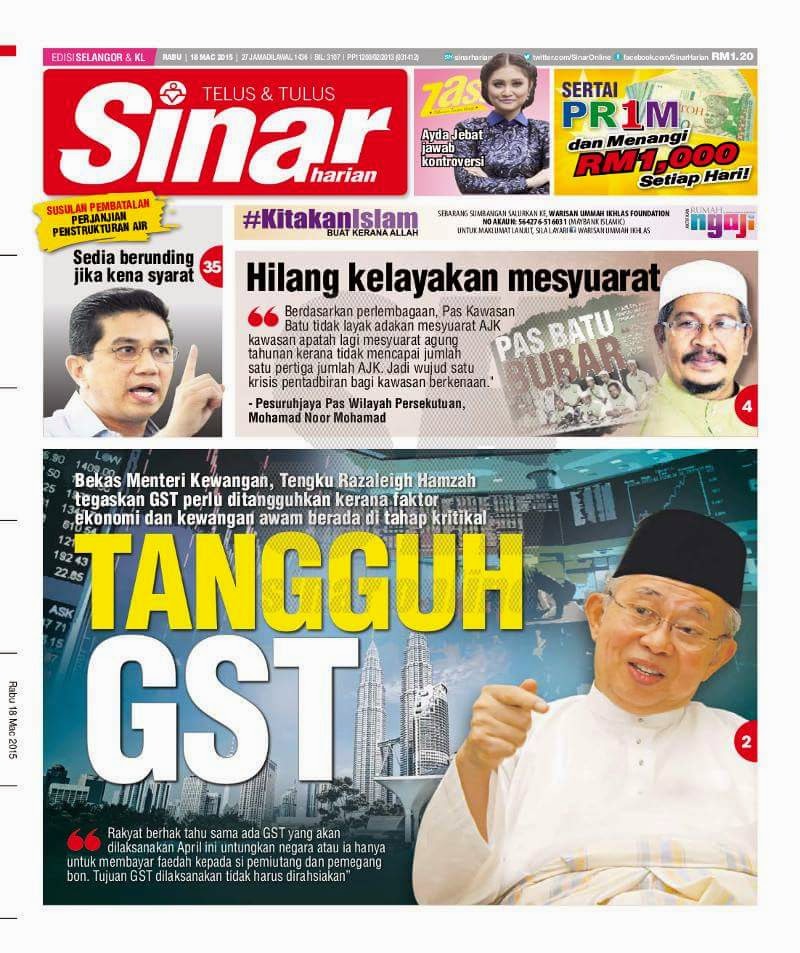 Generasi Pejuang Bangsa Mengapa Saat Saat Akhir Ku Li Serang Gst