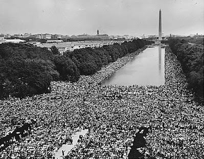 Concentración en el Capitolio, Washington 1963. https://pinceladasdelpasado.blogspot.com