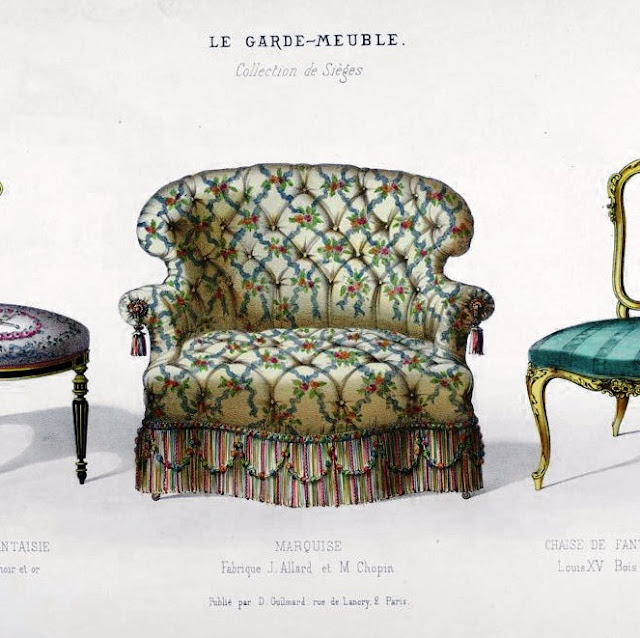 Petit canape «Marquise». Le Garde-Meuble, D.Guilmard, 1839-1935