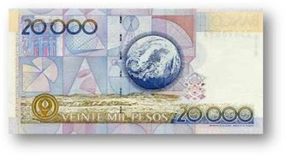 Veinil Mil Pesos 20000